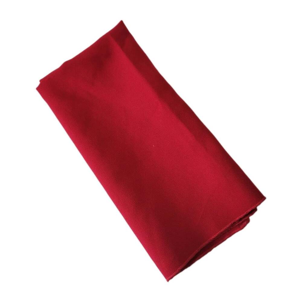 Vintage Red Fabric Napkin Luncheon 20" X 20"